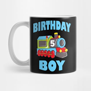 Kids Boys 5th Birthday Shirt, Birthday Boy, Kids 5 Years Old Mug